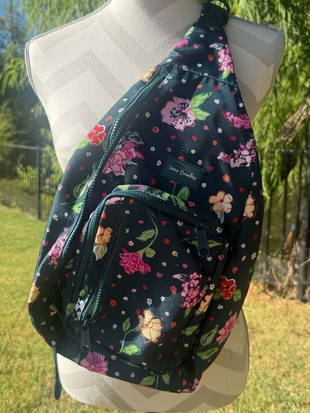 Vera Bradley Sling Backpack in Wildflower Pattern